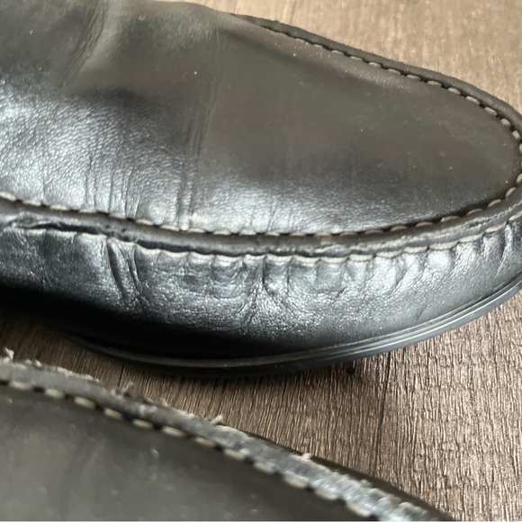 Johnston & Murphy Cresswell Venetian Sheepskin Leather Loafers size 8M - Picture 9 of 14